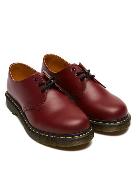 red oxford shoes mens fake dr martens